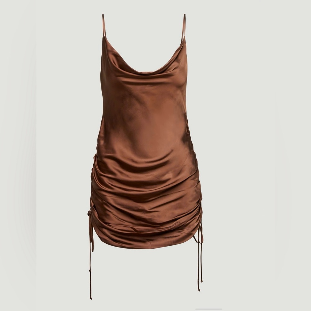 Aritzia Only Ruched slip dress